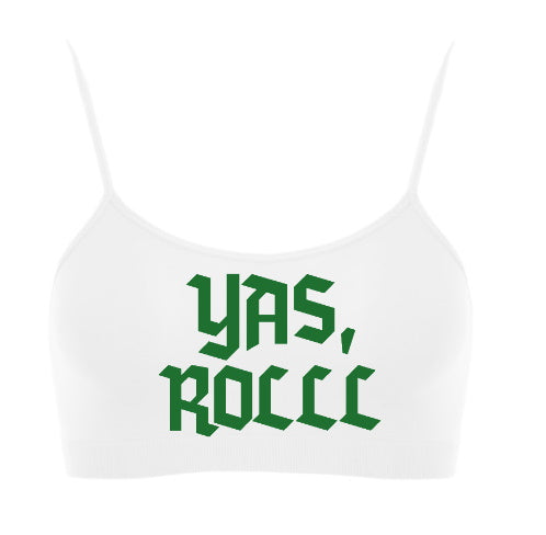 YAS, ROLL Seamless Spaghetti Strap Super Crop Top (Available in 2 Colors)