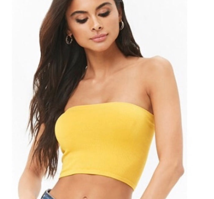 Cotton Tube Top (Available in 3 Colors)