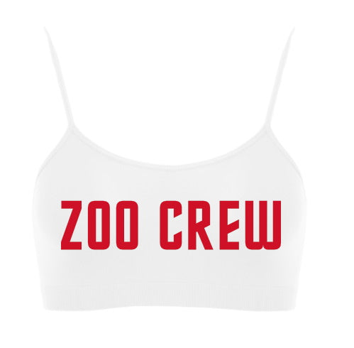 CREW Seamless Spaghetti Strap Super Crop Top (Available in 2 Colors)
